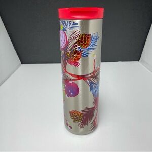 Starbucks Christmas 2023 Holiday Ornament & Greens 16oz Stainless‎ Steel Tumbler